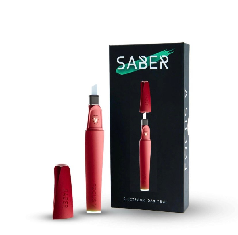 Focus V Saber: Smart Electric Dab Tool - Bordeaux