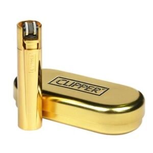 Clipper Metal Flint Lighter - Gold