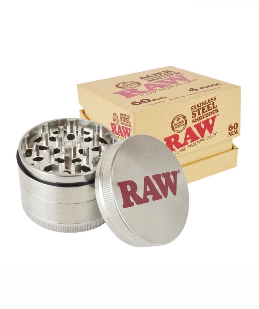 RAW Stainless Steel 4-Piece 60mm Shredder