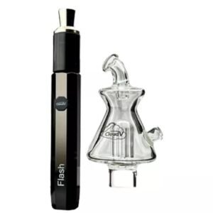 Metallic Black Cloud V Flash Premium Vaporizer