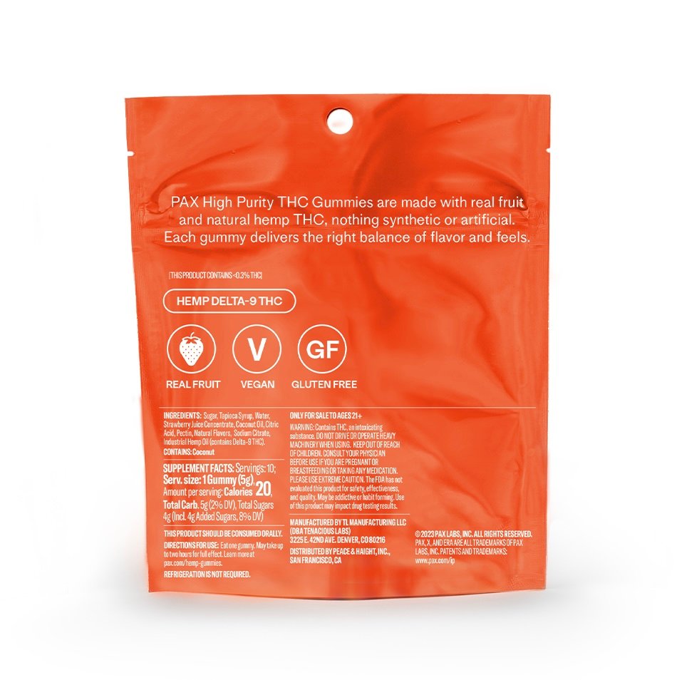 PAX HIGH PURITY THC GUMMIES - Image 2