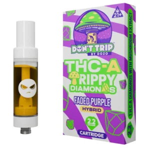 Faded Purple Dozo Don’t Trip Trippy Diamonds Disposable 2.2G