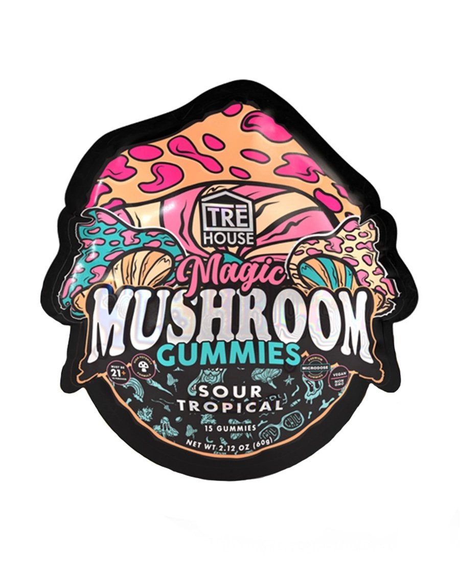 Sour Tropical Tre House Magic Mushroom Gummies