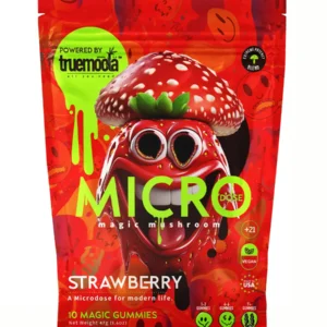 Strawberry Truemoola Micro Magic Mushroom Gummies 10ct