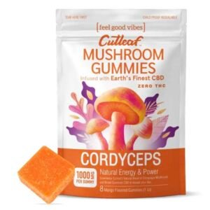 Cordyceps Cutleaf Mushroom Gummies Zero THC 1000mg