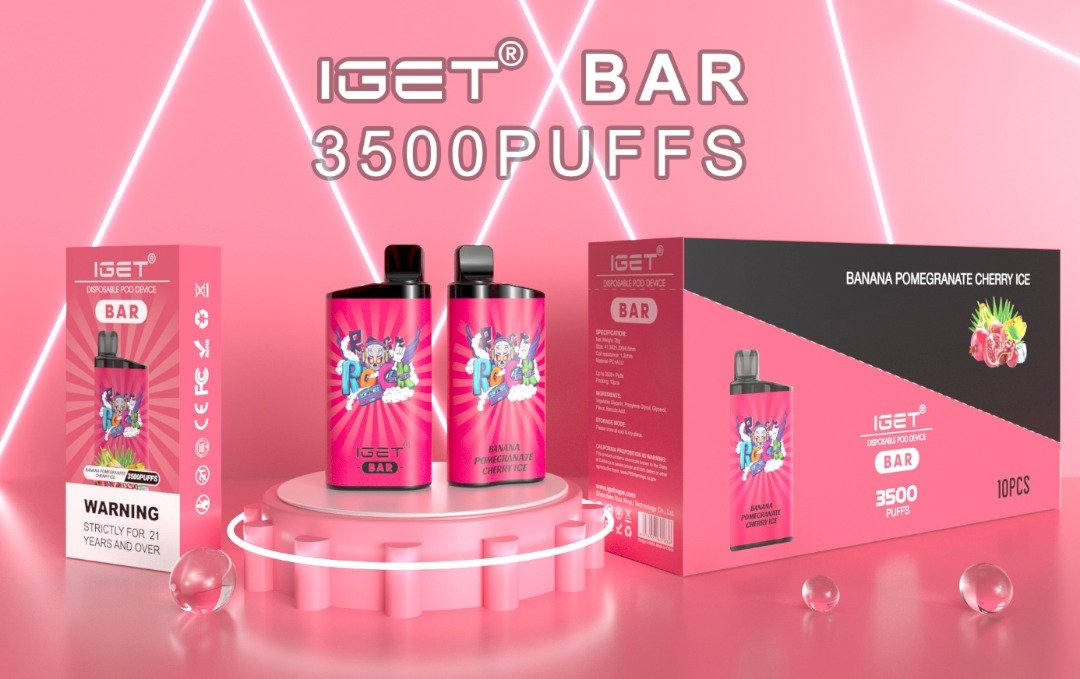 iGET® BAR – Banana Pomegranate Cherry ice (10PCs)