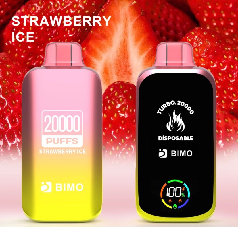 BIMO Turbo 20000 Puffs – Strawberry Ice