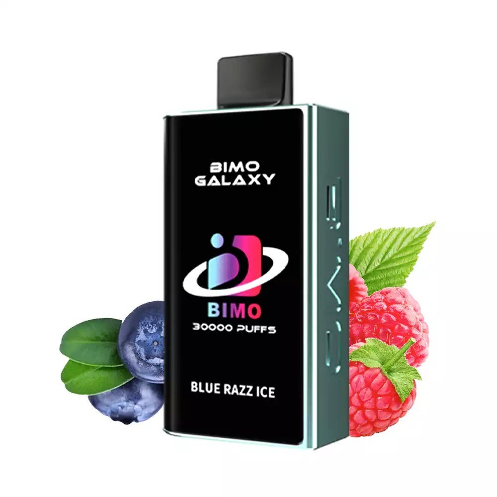BIMO Galaxy 30000 Puffs – Blue Razz Ice - Image 2