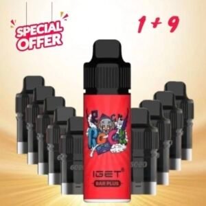 IGET Bar plus 1 kit and 9 pods