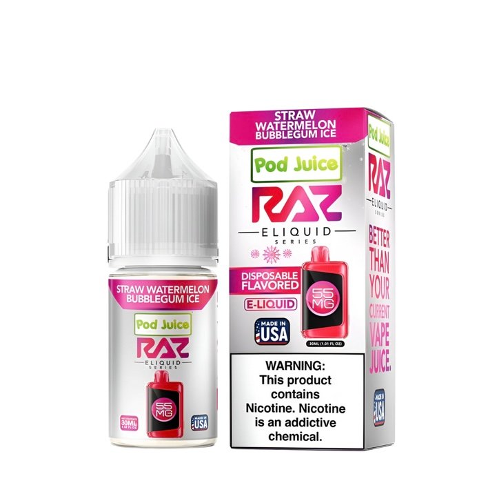 Pod Juice x Raz Salt Nicotine Vape Juice - Image 2
