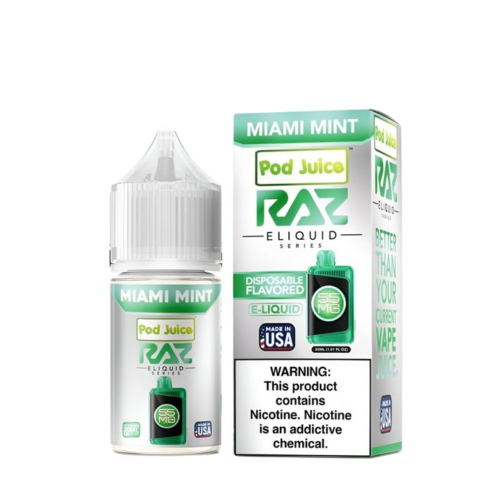 Pod Juice x Raz Salt Nicotine Vape Juice - Image 3