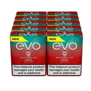 Ploom EVO Tobacco Sticks Ruby Option x 10 (Carton) (200 Sticks)