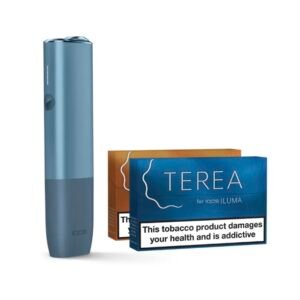 IQOS ILUMA One Kit  Azure Blue & Two Packs of Terea
