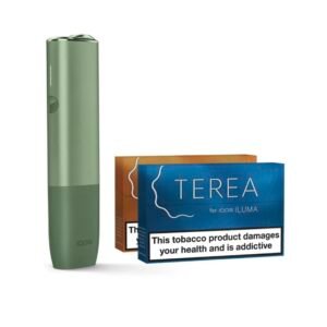 IQOS ILUMA ONE Kit - Moss Green & Two Packs of Terea