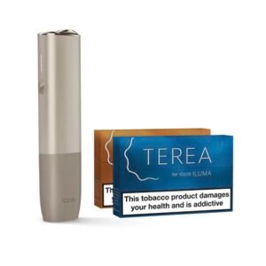 IQOS ILUMA ONE Kit - Pebble Beige  & Two Packs of Terea