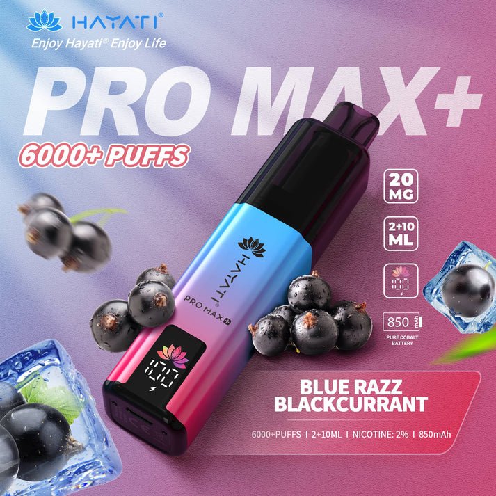 Hayati Pro Max Plus Blue Razz Black Currant