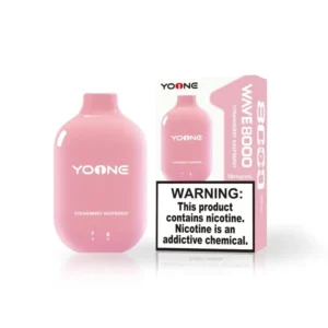 YOONE WAVE 9000 PUFF – STRAWBERRY RASPBERRY