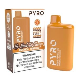 PYRO 6000 Puffs American Tobacco