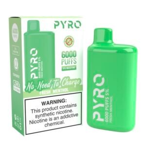 PYRO 6000 PUFF Fresh Menthol