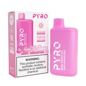 PYRO 6000 Puffs Grape Mangosteen