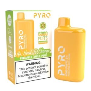 PYRO 6000 PUFF Pineapple Apple Pear