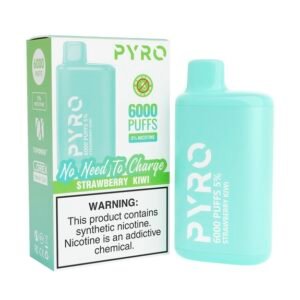 PYRO 6000 PUFFS Strawberry Kiwi