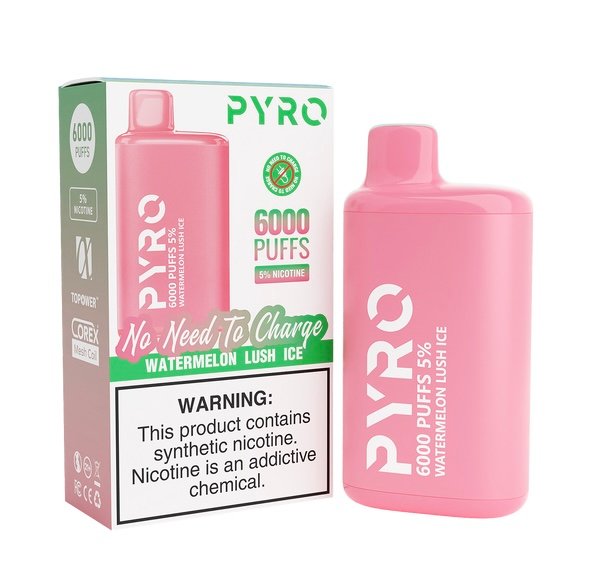 PYRO 6000 PUFF Watermelon Lush Ice