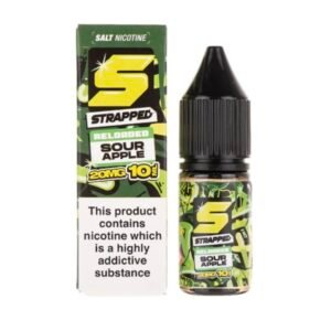 Sour Apple Nic Salt E-Liquid by Strapped Reloaded