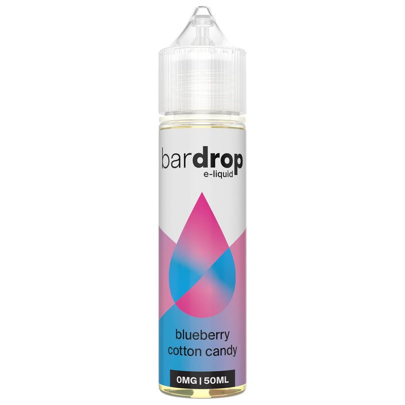 Blueberry Cotton Candy 50ml Shortfill By Bar Drop Shortfills