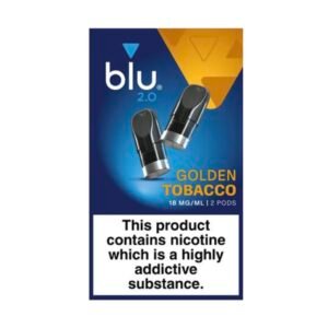 Blu 2.0 Golden Tobacco E Liquid Pods - 2 Pack